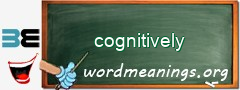 WordMeaning blackboard for cognitively